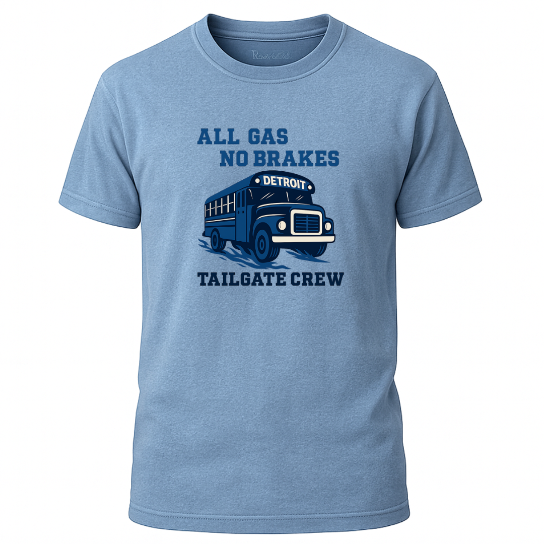 All Gas No Brakes - City Pride - Detroit T-Shirt