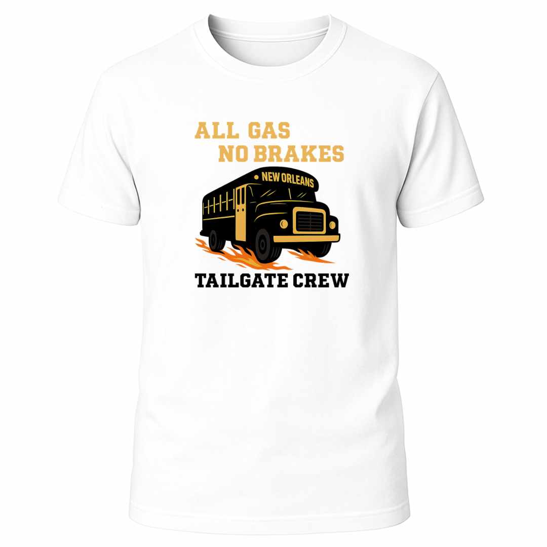 All Gas No Brakes - City Pride - New Orleans T-Shirt
