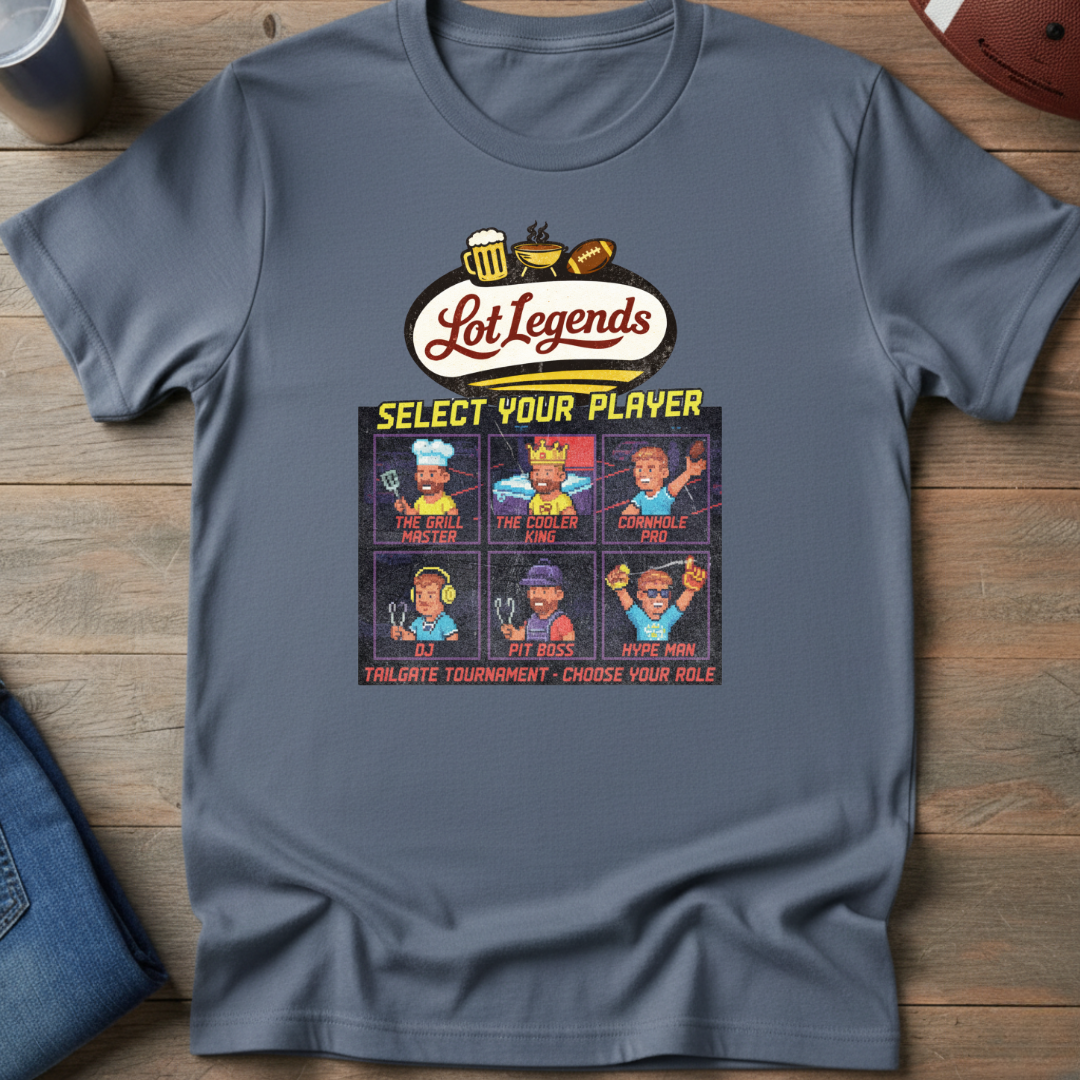 Tailgate Tournament Select Your Player T-Shirt