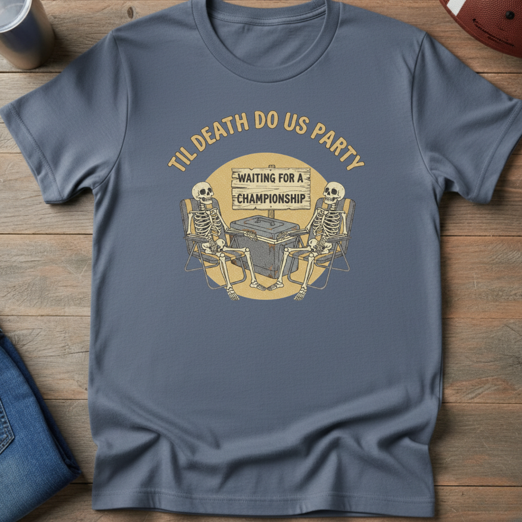 Til Death Do Us Party Lawn Chairs T-Shirt