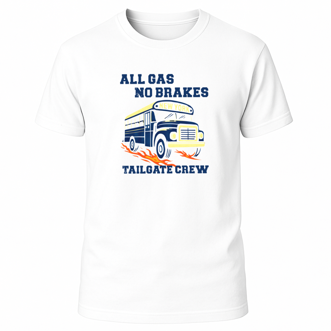 All Gas No Brake - City Pride - New York T-Shirt