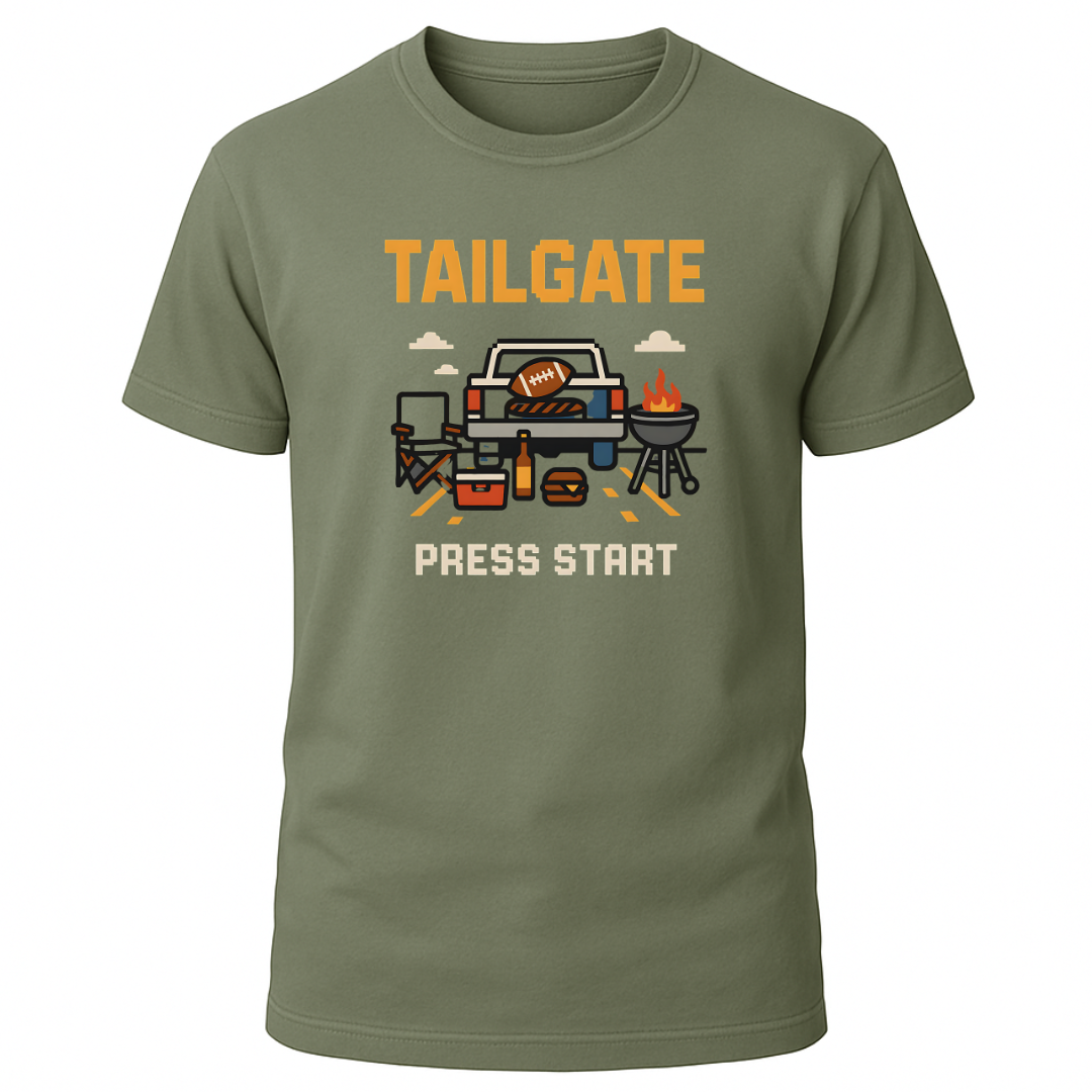 Tailgate Press Start T-Shirt