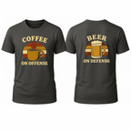Coffee on Offense, Beer on Defense T-Shirt
