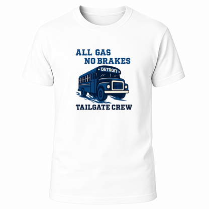 All Gas No Brakes - City Pride - Detroit T-Shirt