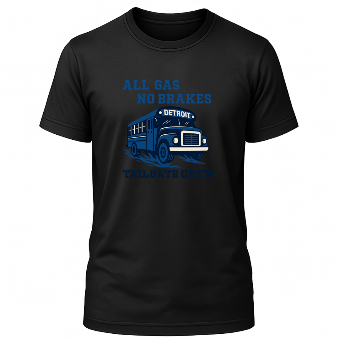 All Gas No Brakes - City Pride - Detroit T-Shirt