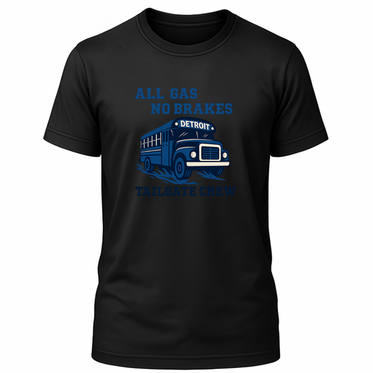 All Gas No Brakes - City Pride - Detroit T-Shirt