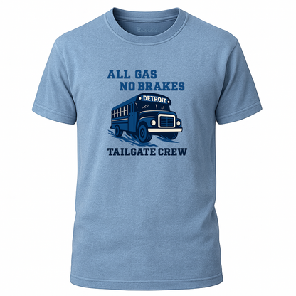 All Gas No Brakes - City Pride - Detroit T-Shirt
