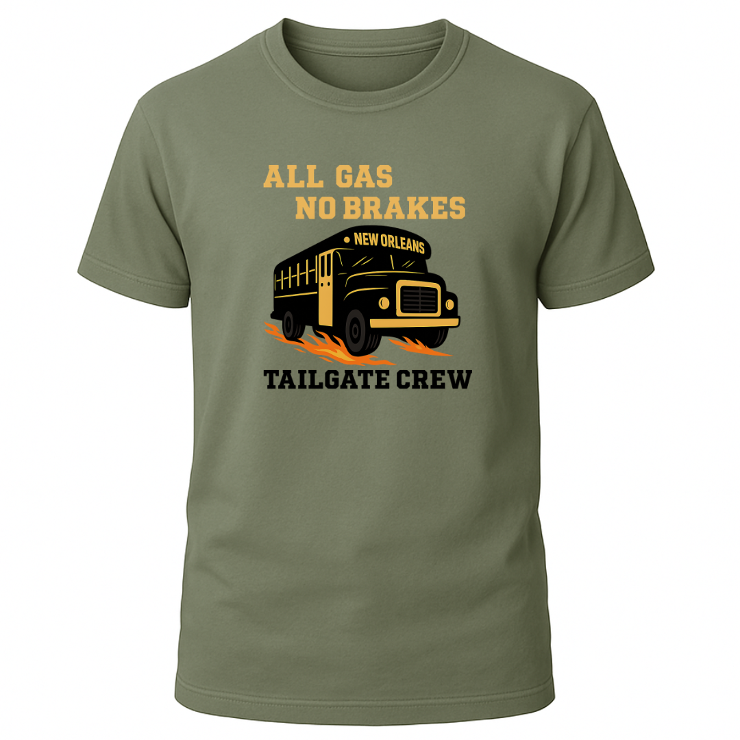 All Gas No Brakes - City Pride - New Orleans T-Shirt