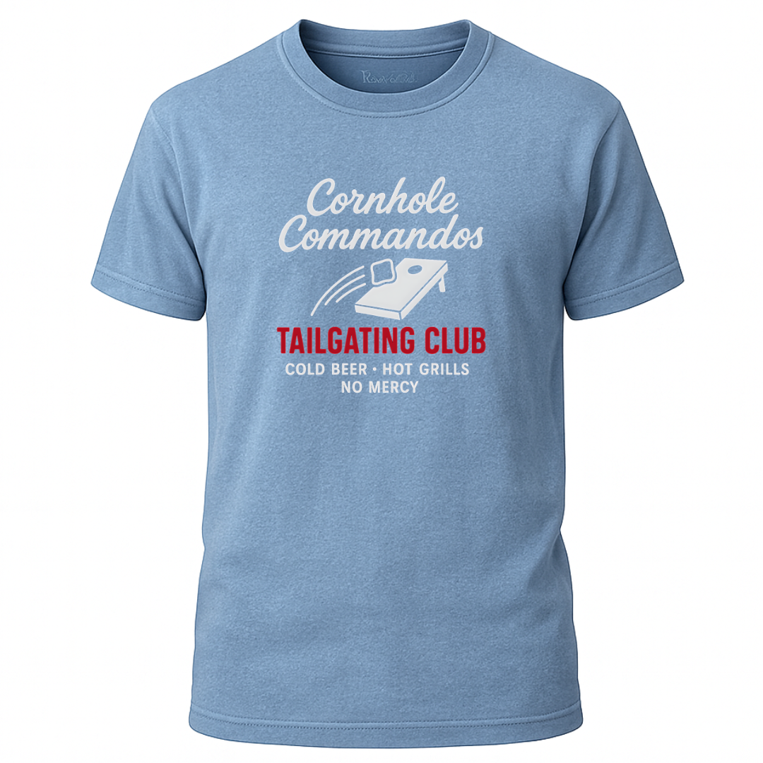 Cornhole Commandos Tailgating Club T-Shirt