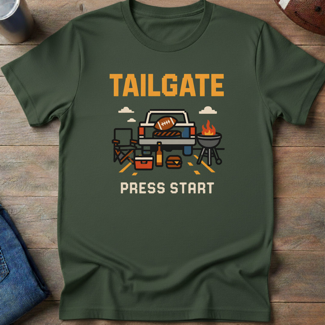 Tailgate Press Start T-Shirt