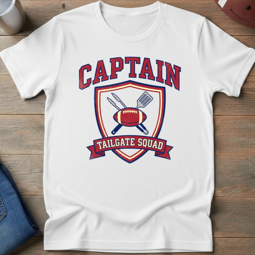 Captain Tailgate Squad T-Shirt