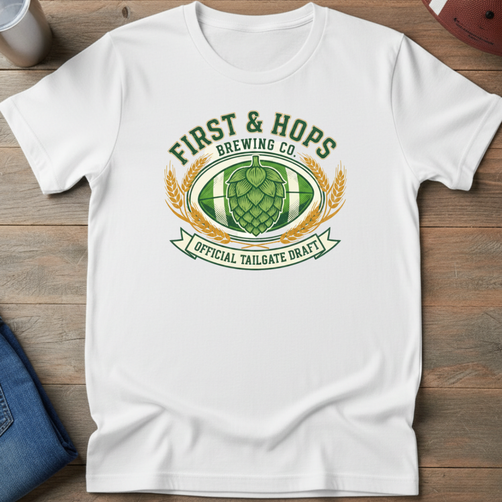 First & Hops Brewing Co T-Shirt