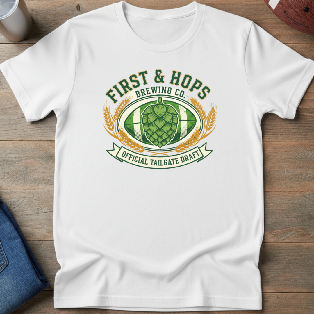 First & Hops Brewing Co T-Shirt