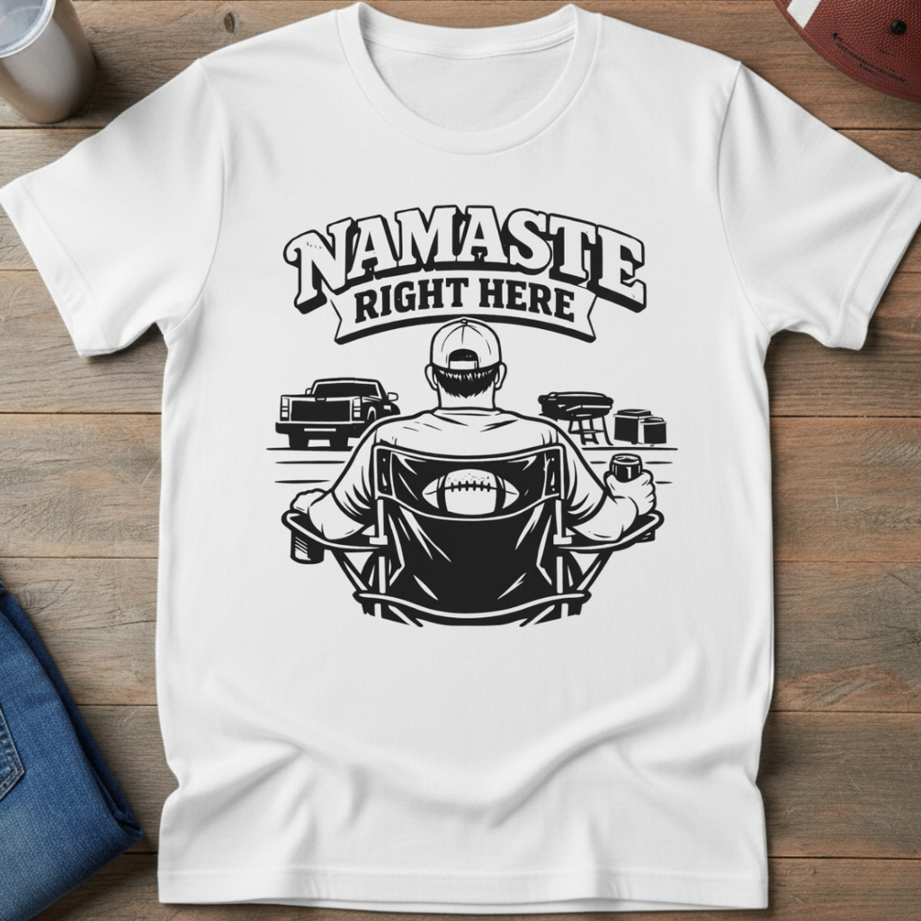 Namaste Right Here T-Shirt