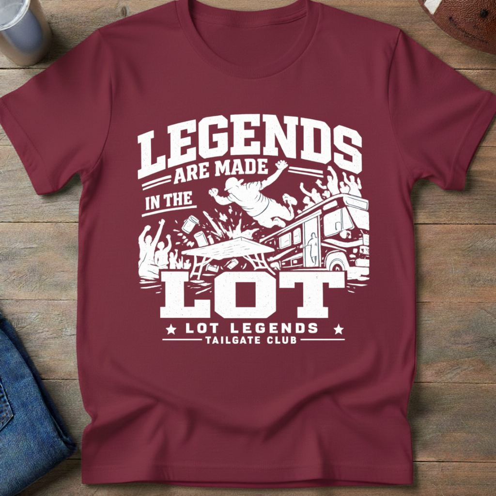 Legends Are Made In The Lot - Table Smasher T-Shirt