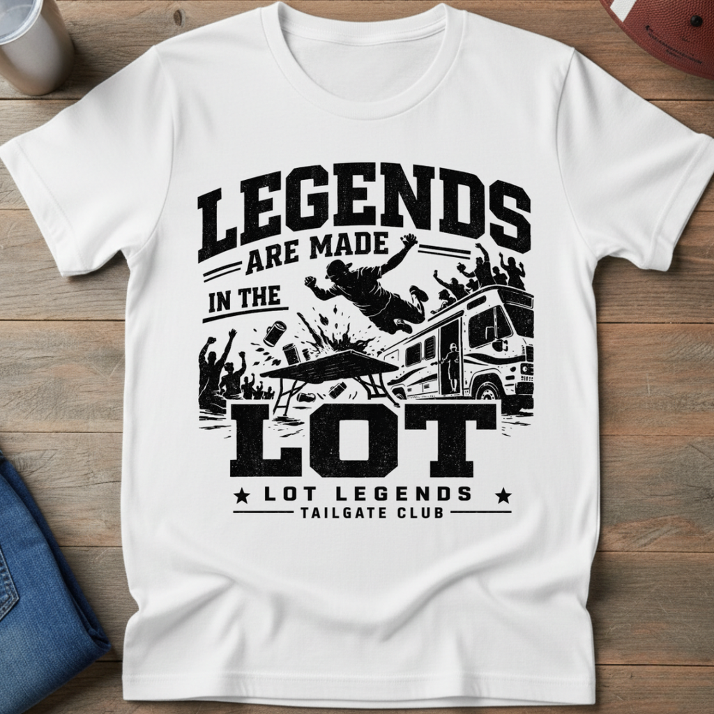 Legends Are Made In The Lot - Table Smasher T-Shirt