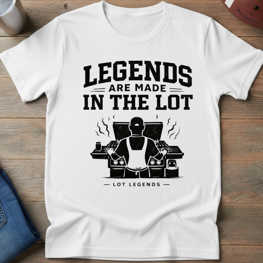 Legends Are Made In The Lot - Griddle Master T-Shirt