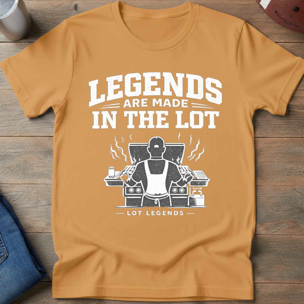 Legends Are Made In The Lot - Griddle Master T-Shirt