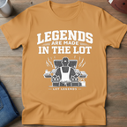 Legends Are Made In The Lot - Griddle Master T-Shirt