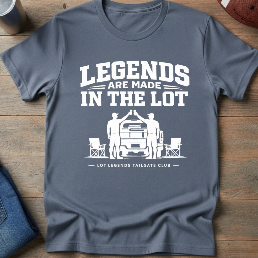 Legends Are Made In The Lot - Tailgate Toast T-Shirt