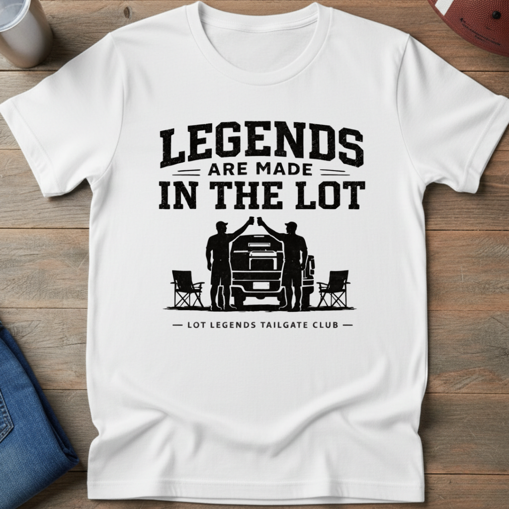 Legends Are Made In The Lot - Tailgate Toast T-Shirt