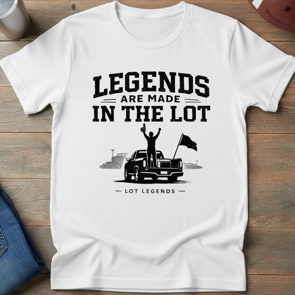 Legends Are Made In The Lot - Truckbed Hype Fan T-Shirt