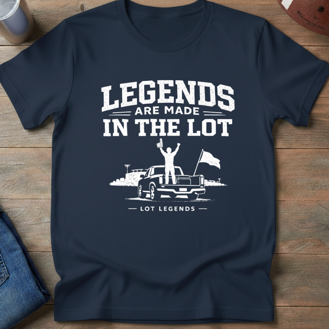 Legends Are Made In The Lot - Truckbed Hype Fan T-Shirt