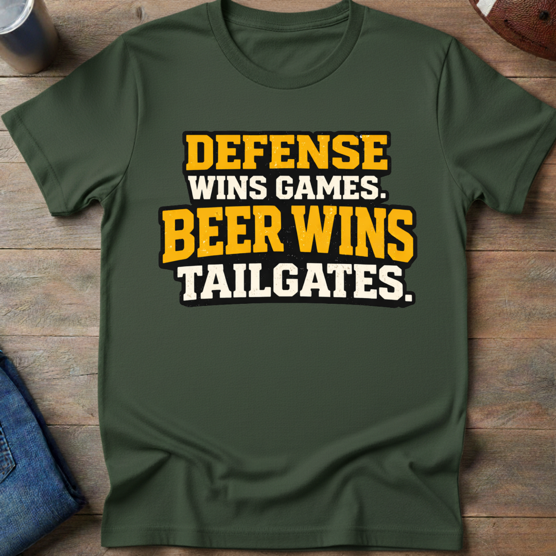 Beer Wins Tailgates T-Shirt
