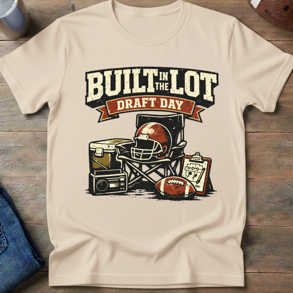 Built In The Lot Draft Day T-Shirt