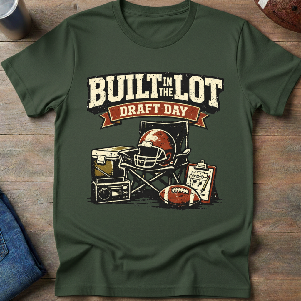 Built In The Lot Draft Day T-Shirt