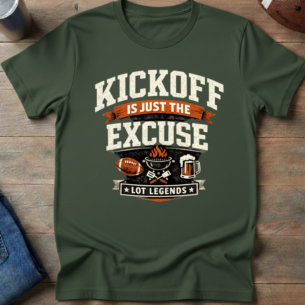 Kickoff Is Just The Excuse T-Shirt