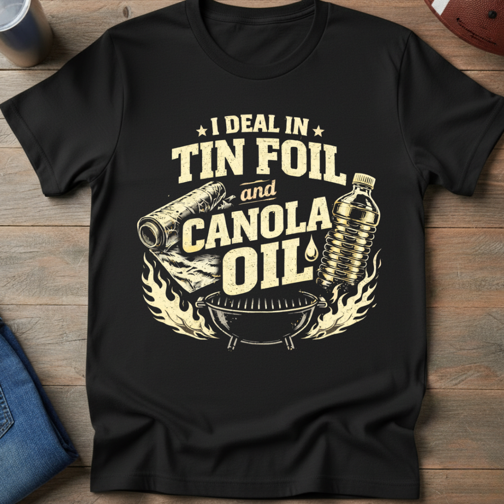Tin Foil & Canola Oil T-Shirt