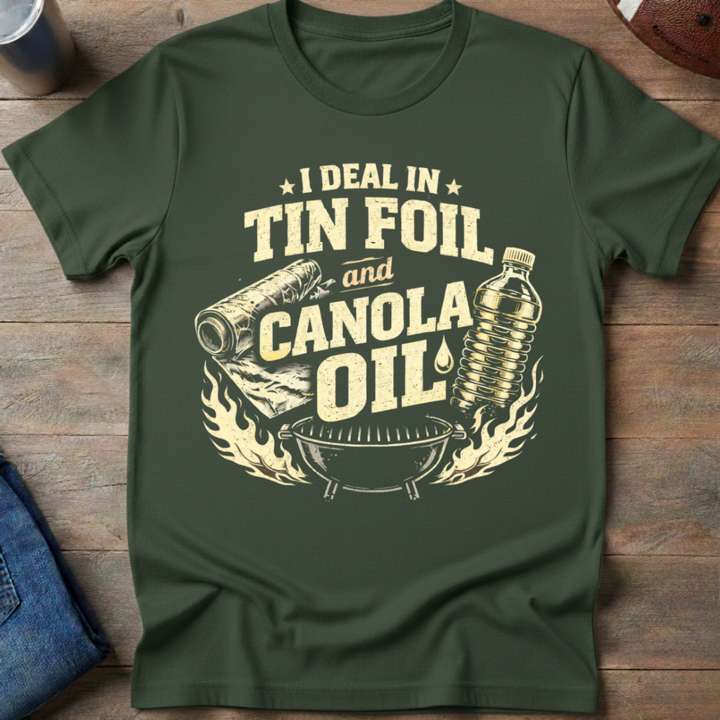 Tin Foil & Canola Oil T-Shirt