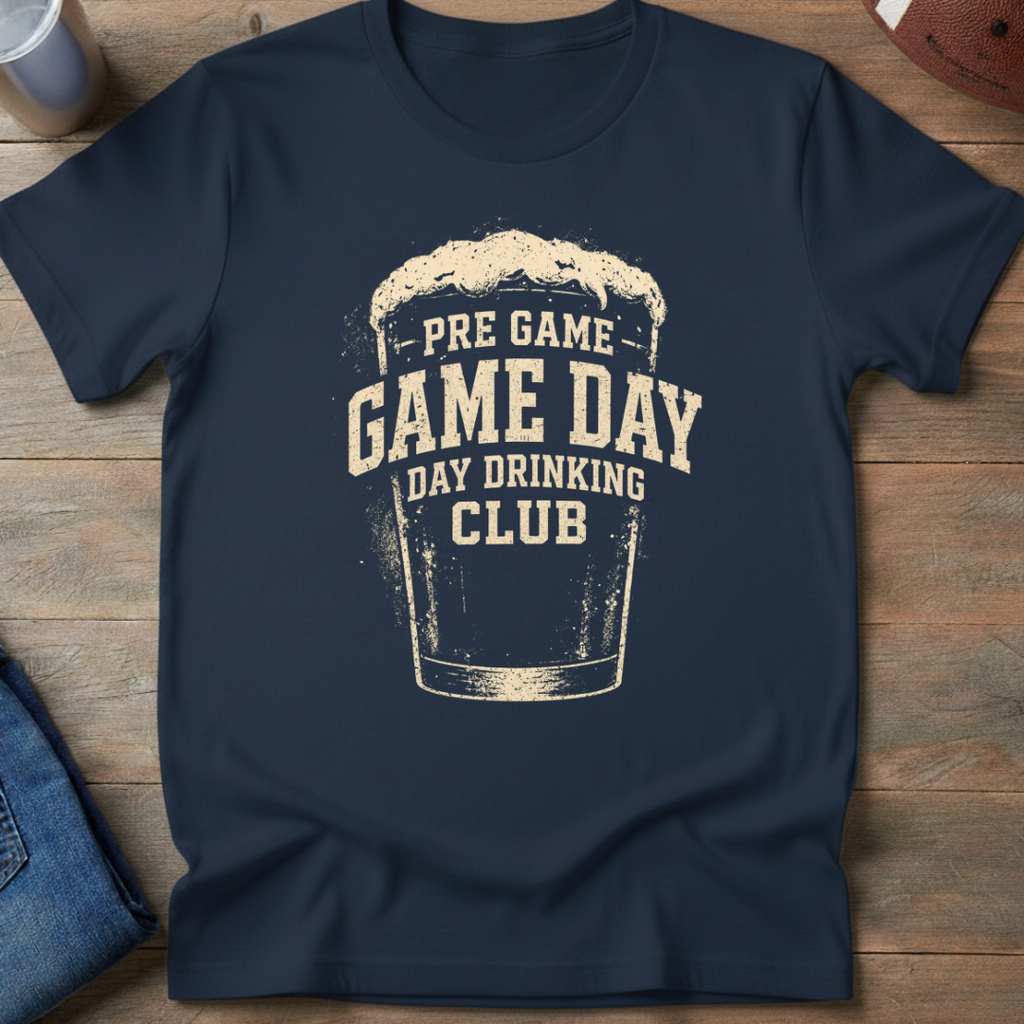 Pre Game Game Day Day Drinking T-Shirt