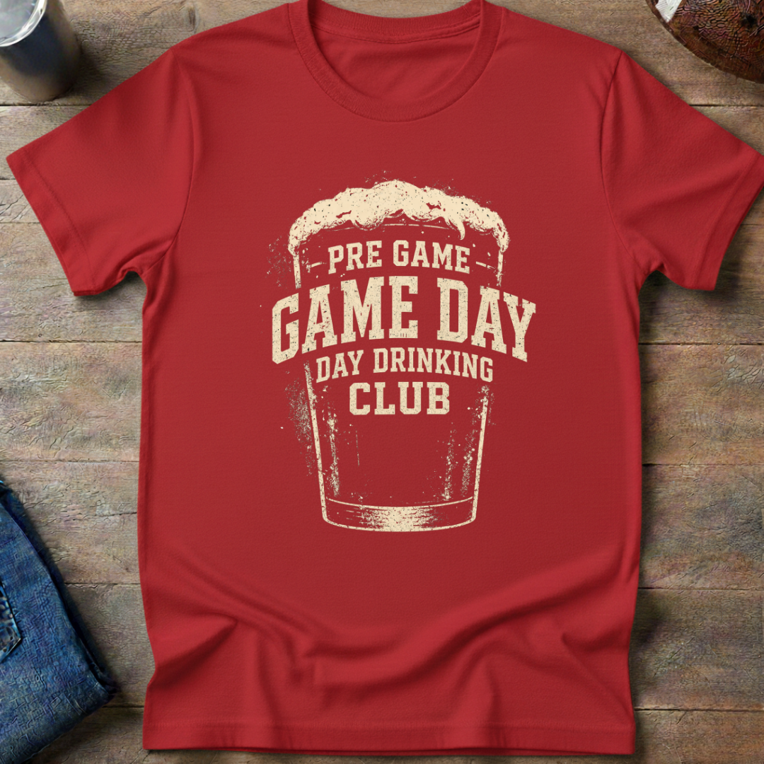 Pre Game Game Day Day Drinking T-Shirt