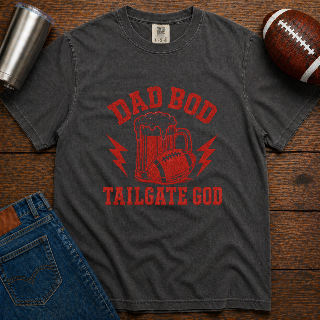 Dad Bod Tailgate God T-Shirt