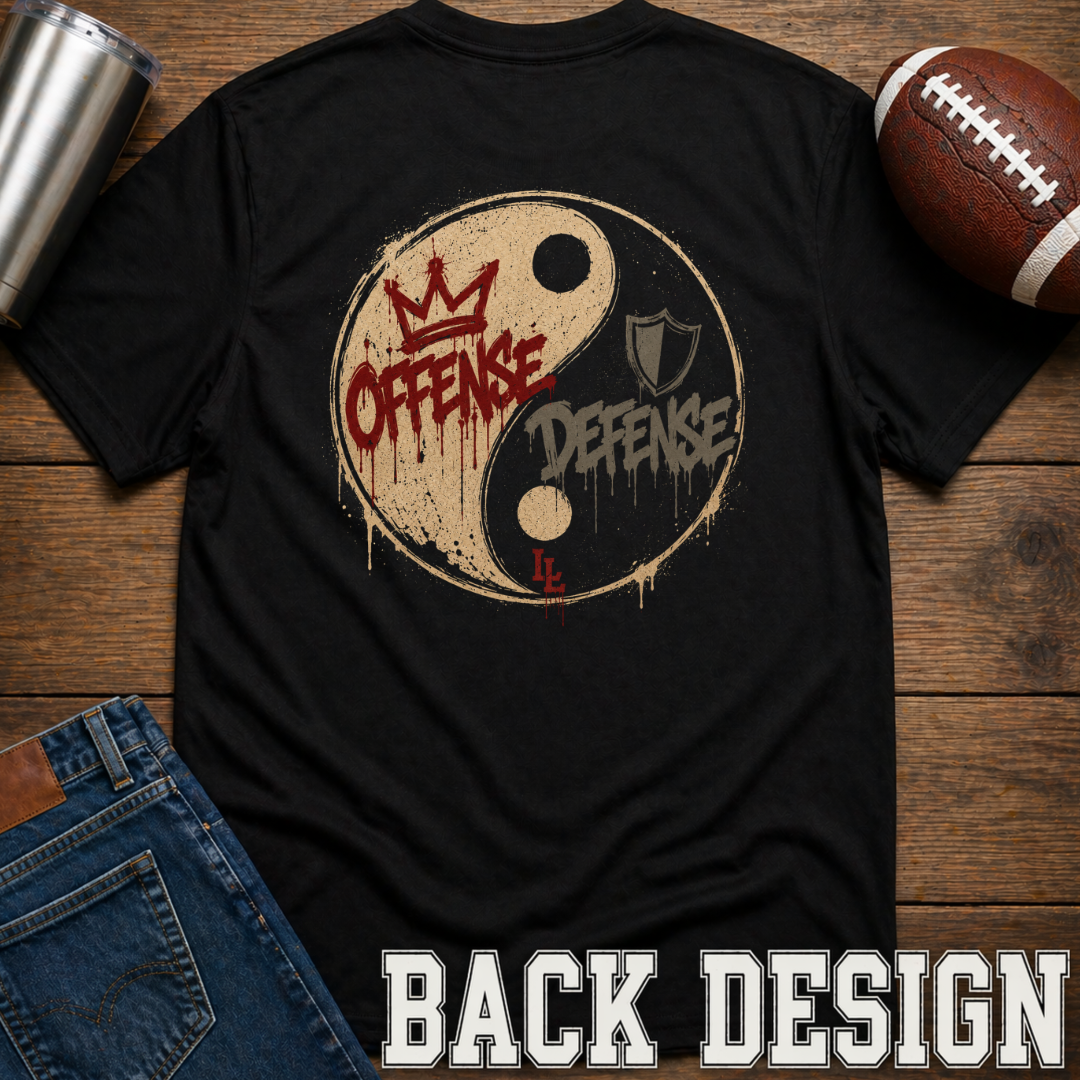 Offense Defense Yin Yang T-Shirt