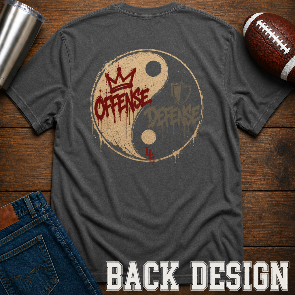 Offense Defense Yin Yang T-Shirt
