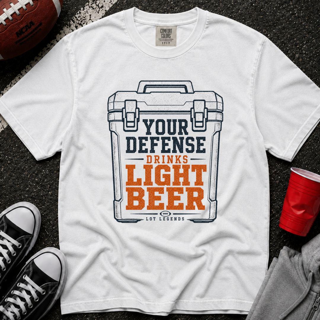 Your Defense Drinks Light Beer T-Shirt