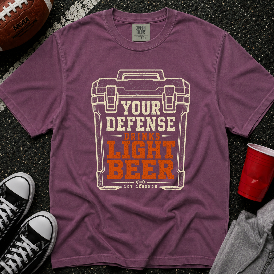 Your Defense Drinks Light Beer T-Shirt