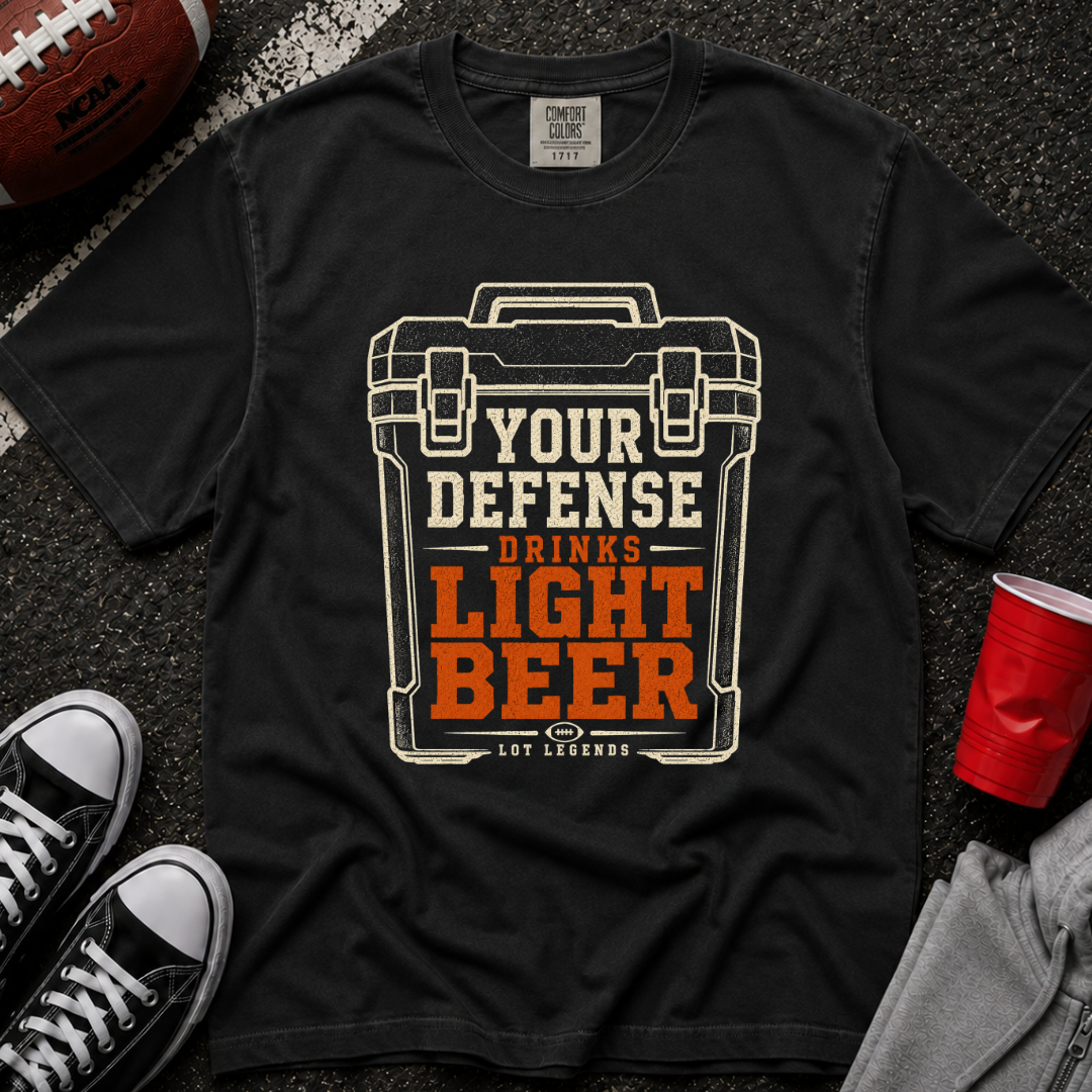 Your Defense Drinks Light Beer T-Shirt