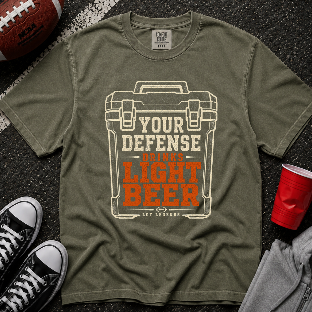 Your Defense Drinks Light Beer T-Shirt