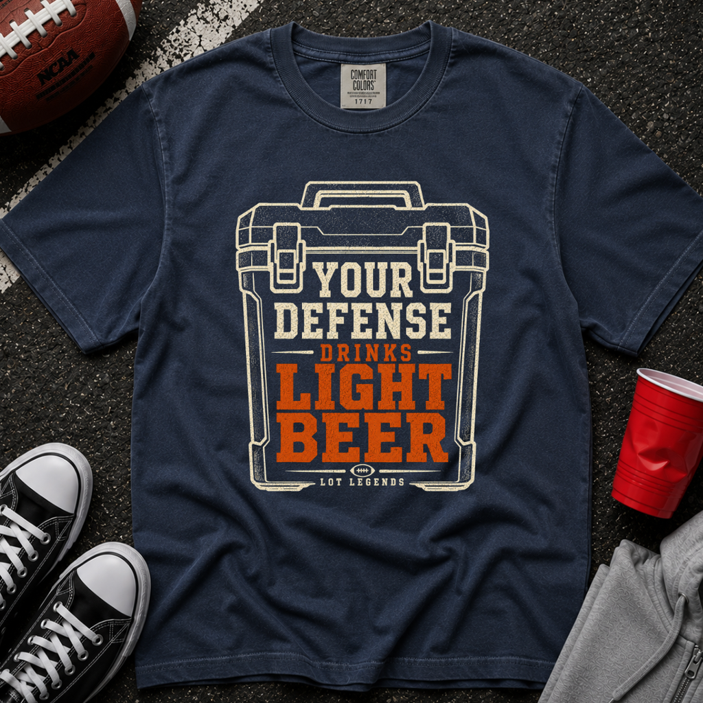 Your Defense Drinks Light Beer T-Shirt
