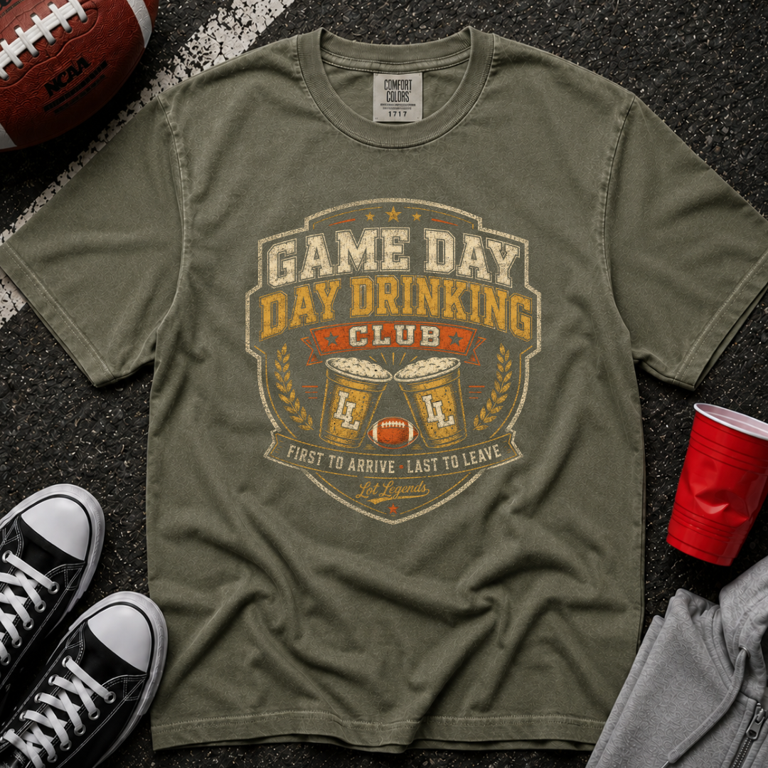 Game Day Day Drinking Club T-Shirt