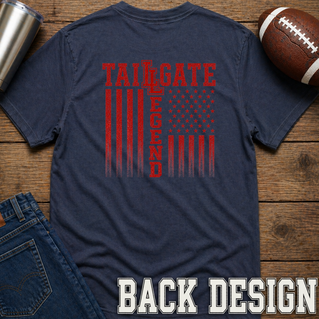 Tailgate Legend Flag T-Shirt