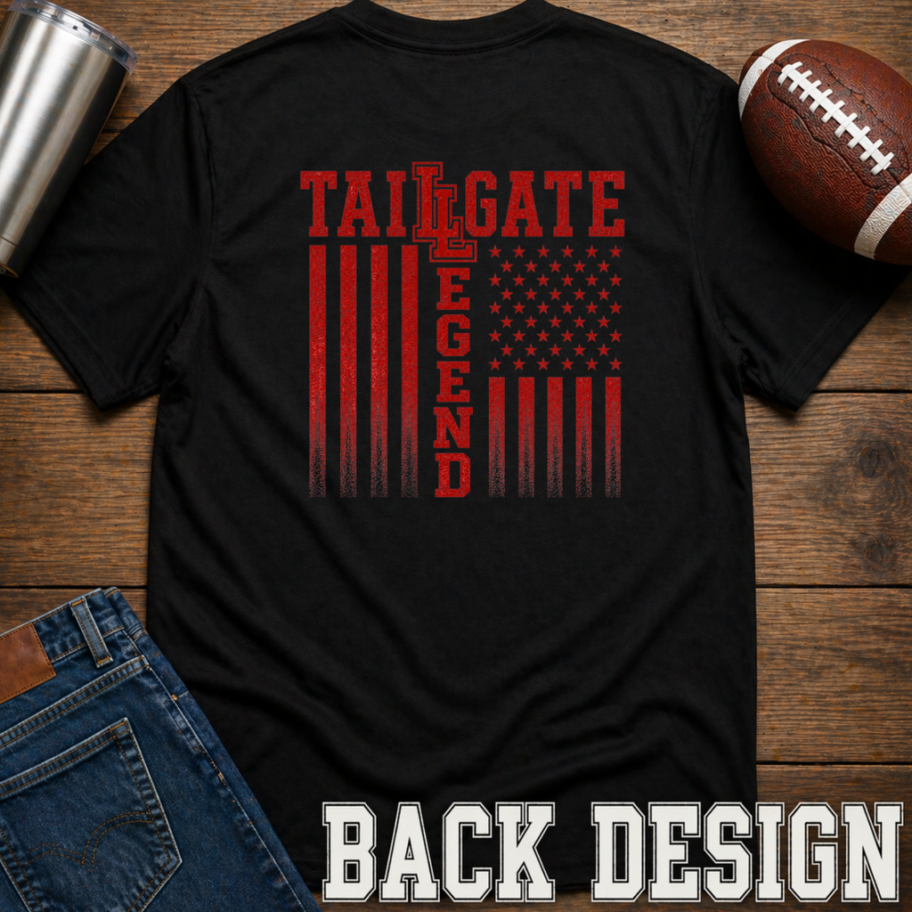 Tailgate Legend Flag T-Shirt