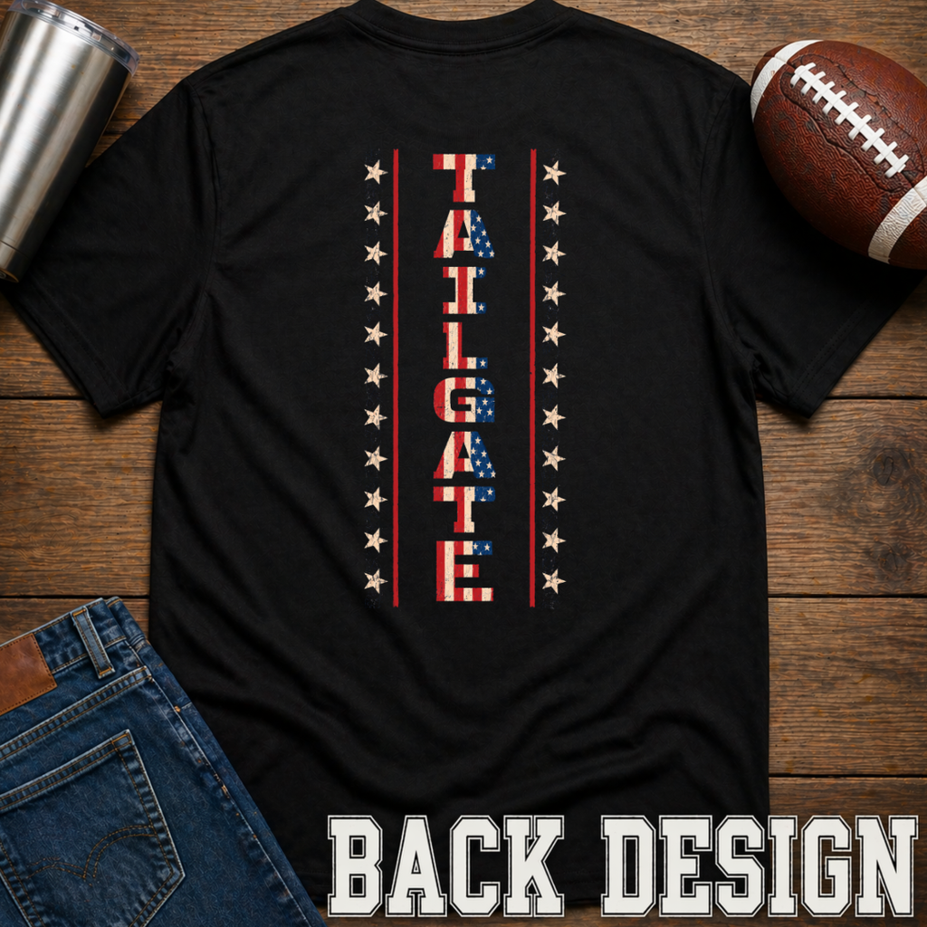 Tailgate Flag Vertical T-Shirt