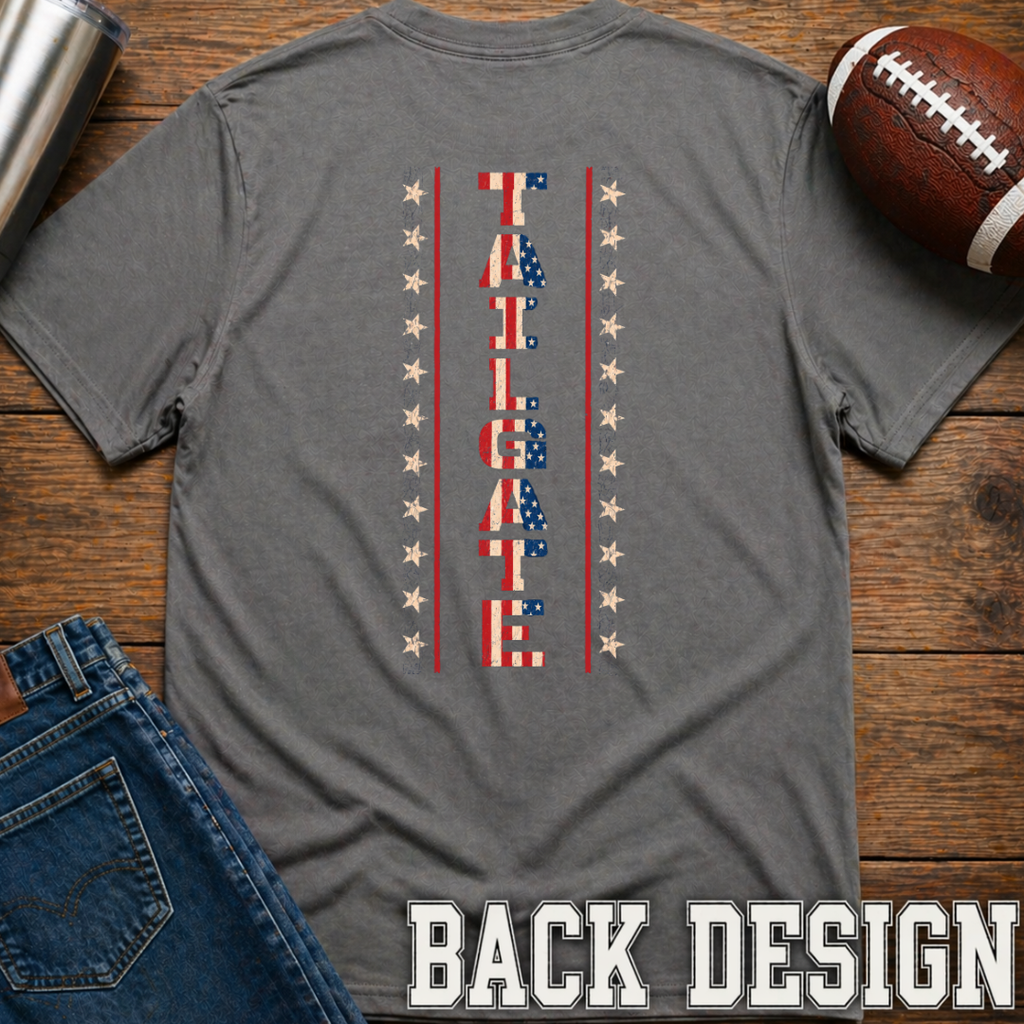 Tailgate Flag Vertical T-Shirt