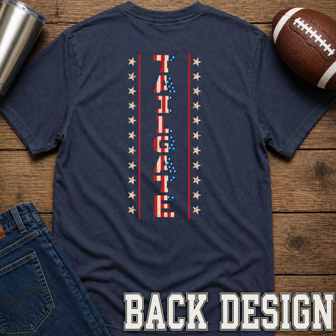 Tailgate Flag Vertical T-Shirt