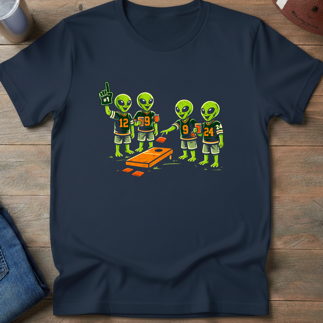 Aliens Cornhole T-Shirt